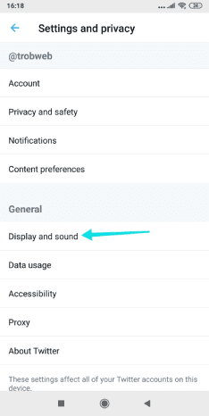 كيفية تمكين الوضع الليلي على تطبيق تويتر