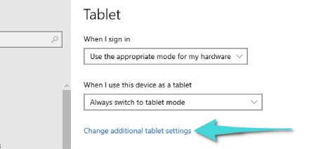 كيفية تمكين أو تعطيل وضع التابلت في ويندوز 10 من الإعدادات