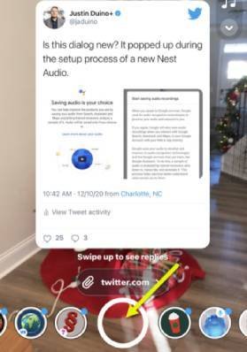 كيفية مشاركة وعرض تغريدة تويتر على ستوري سناب شات