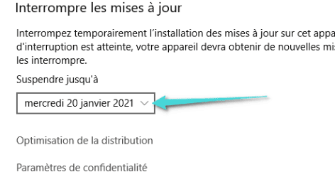 إيقاف تحديثات ويندوز حتى تاريخ معين