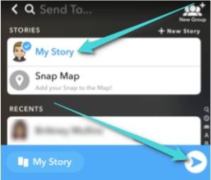 نشر تغريدة تويتر على ستوري سناب شات