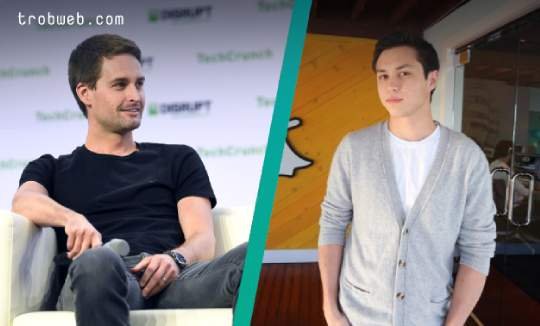 مؤسسي تطبيق snapchat