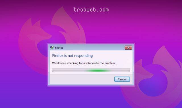 حل مشكلة فايرفوكس لا يستجيب