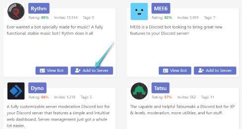 كيفية إضافة بوت إلى سيرفر Discord
