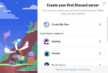 إنشاء حساب وسيرفر على discord