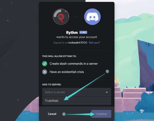 كيفية إضافة بوت إلى سيرفر Discord