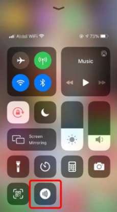 تمكين قارئ NFC على ايفون