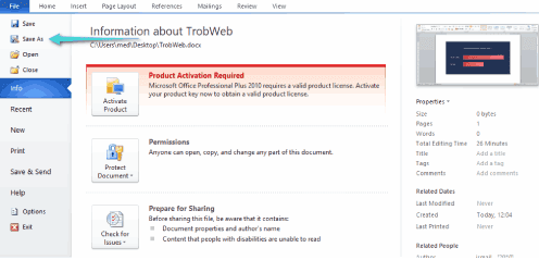 كيفية نسخ الصورة من PDF ولصقها في وورد