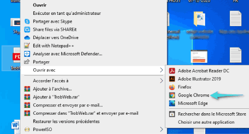 فتح ملف PDF على جوجل كروم