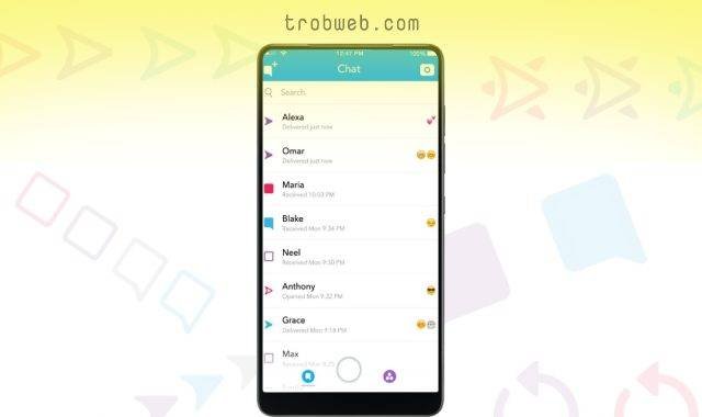 معنى الرموز في snapchat
