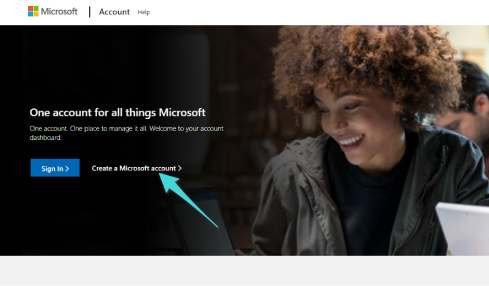 كيفية إنشاء حساب مايكروسوفت