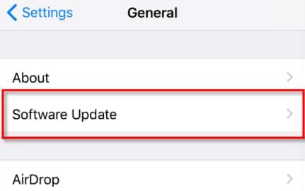 تحديث نظام التشغيل ios 14