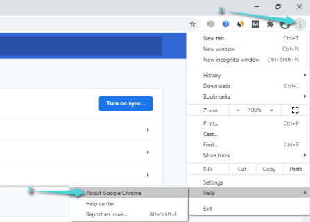 تحديث متصفح جوجل كروم
