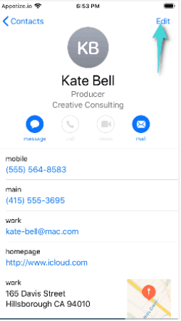 إضافة أعياد الميلاد في جهات الاتصال على الايفون