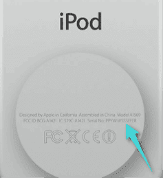 العثور على الرقم التسلسلي لجهاز ايبود وايباد