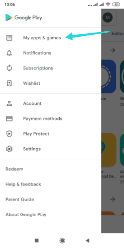 تحديث التطبيقات يدوياً على جوجل بلاي