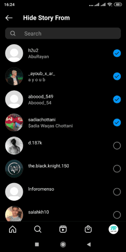 كيفية إخفاء قصص إنستقرام عن أشخاص محددين