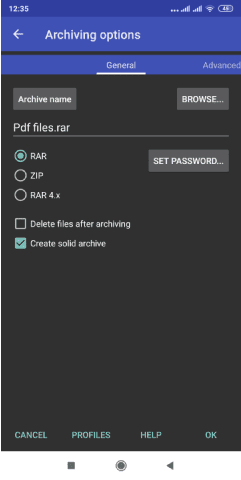 كيفية ضغط الملفات وتصغير حجمها على الاندرويد