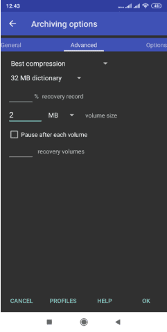 ضغط الملفات وتصغير حجمها على الاندرويد