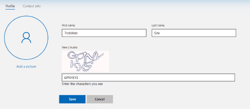 إضافة إسم لحساب هوتميل