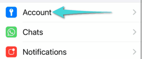 إعدادات حساب واتس اب على الايفون