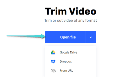 كيفية قص الفيديو اون لاين