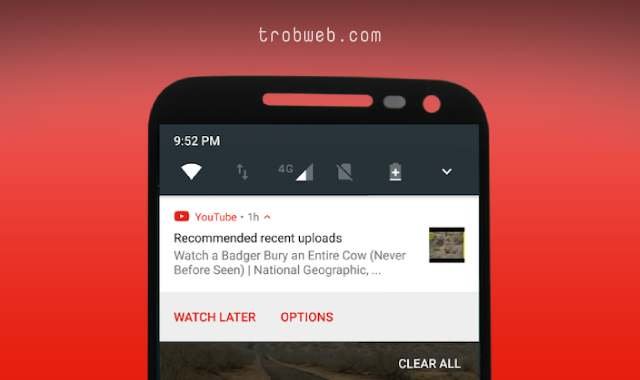 كيفية إخفاء إشعارات فيديوهات يوتيوب المقترحة على الاندرويد والايفون