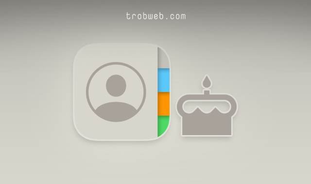 كيفية إضافة عيد الميلاد في جهات الاتصال على الايفون