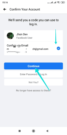 استرجاع حساب فيسبوك