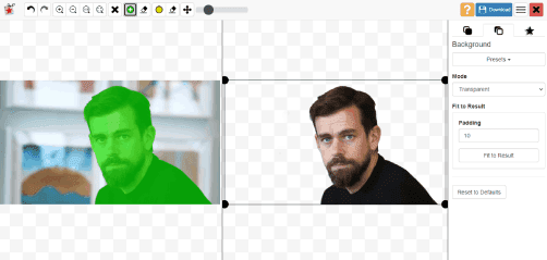 تغيير خلفية الصورة اون لاين