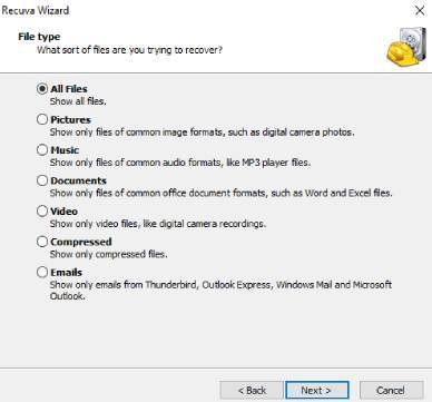 استرجاع الملفات المحذوفة من الكمبيوتر باستخدام Recuva