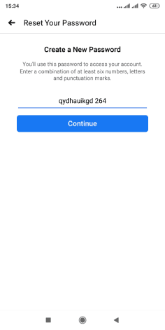 تغيير كلمة المرور الخاصة بحساب فيسبوك