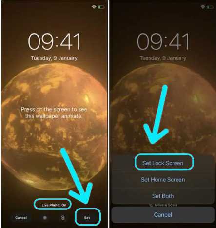 Comment créer une vidéo comme fond d'écran sur l'écran de verrouillage de l'iPhone