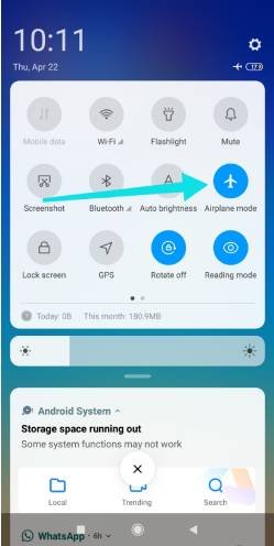 تمكين وضع الطائرة لرؤية ستوري شخص ما على سناب شات دون علمه على الاندرويد