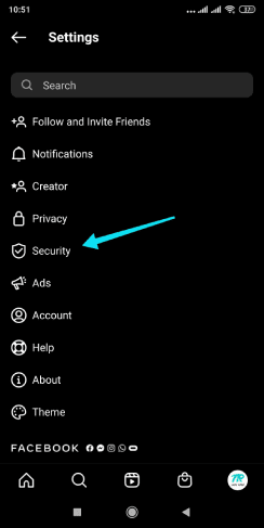 إعدادات الأمان على إنستقرام
