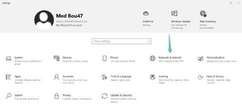 التأكد من قوة إشارة الواي فاي على ويندوز 10