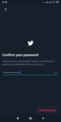 كيفية حذف حساب تويتر