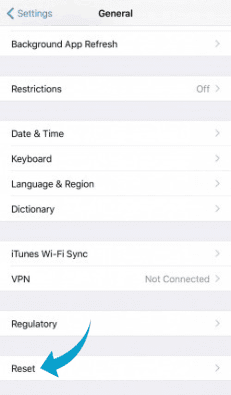 حذف جميع محتويات الايفون