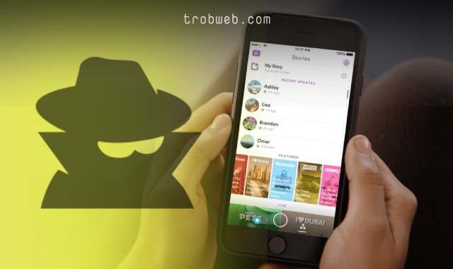 عرض ستوري شخص ما على سناب شات دون علمه