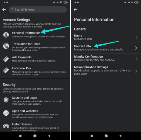 كيفية إخفاء رقم الهاتف من فيسبوك
