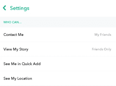 إخفاء نقاط سناب شات الخاصة بي