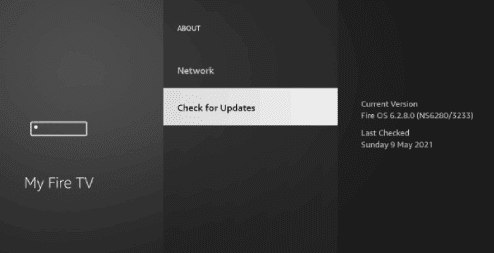 تحديث نظام Amazon Fire TV Stick