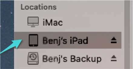 تحديث نظام الايباد عبر Finder