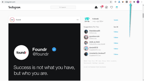 طريقة نشر الصور والفيديوهات في انستقرام من الكمبيوتر