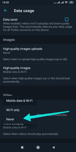 طريقة تعطيل تشغيل الفيديوهات تلقائيا