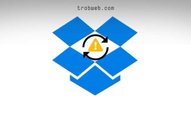 حل مشكلة المزامنة على Drop­box
