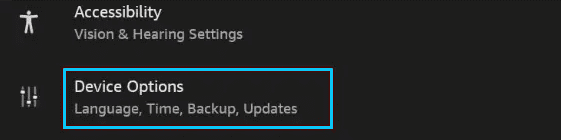 إعدادات جهاز Amazon Fire Tablet
