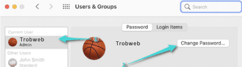 طريقة تغيير كلمة السر على الماك