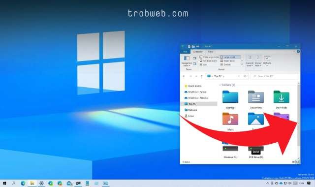 إظهار شريط التمرير دائما في Windows 11