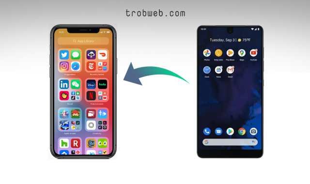 تحويل شكل الأندرويد إلى الايفون